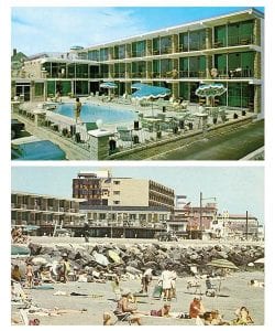 Original historic Cape May beach hotel photography
