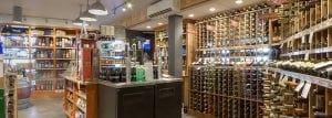 Oceanfront Cape May liquor store, the Wine Cellar interior