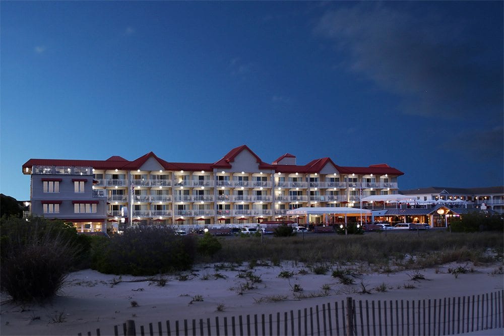 Dusk View Of Montreal Beach Resort Cape May Hotel