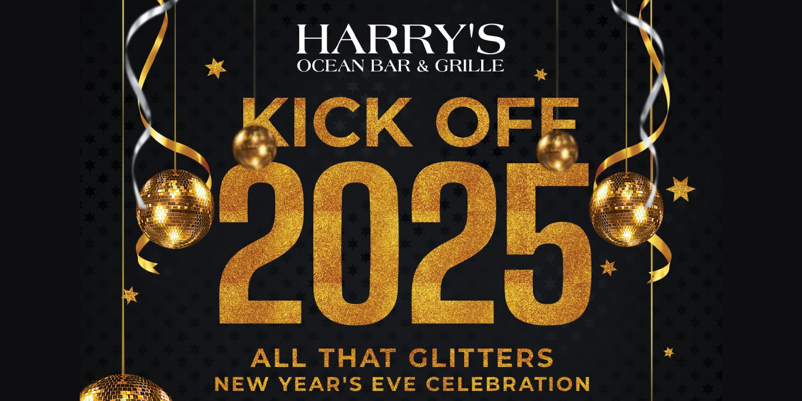 Harry's Ocean Bar & Grille Cape May NJ New Year's Eve celebration party.
