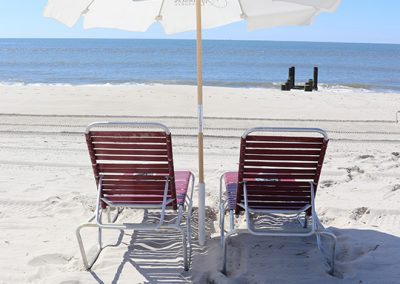 Beach Umbrella - Montreal Beach Resort Cape May